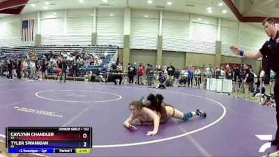 132 lbs Cons. Semi - Caylynn Chandler, MI vs Tyler Swanigan, MI