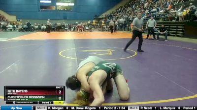 3 - 215 lbs Quarterfinal - Christopher Robinson, Wilson Memorial HS vs Seth Bayens, New Kent