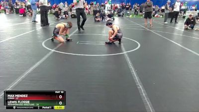 88 lbs Round 5 (8 Team) - Max Mendez, FORGE vs Lewis Flossie, Neighborhood Wrestling