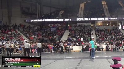 130 lbs 3rd Place Match - Jacob Fahlgren, Tonganoxie Wrestling Club vs Markis Owens, Thunderbird