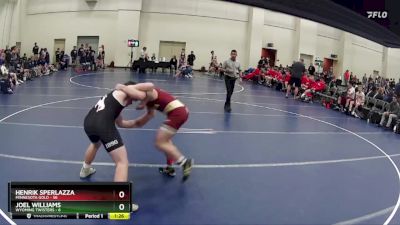 160 lbs Round 2 (6 Team) - Henrik Sperlazza, Minnesota Gold vs Joel Williams, Wyoming Twisters