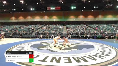 125 lbs Quarterfinal - Zach Blankenship, Oklahoma State vs JORE Volk, Wyoming