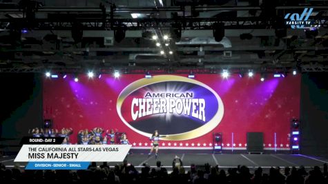 The California All Stars-Las Vegas - Miss Majesty [2024 L4 Senior - Small Day 2] 2024 Cheer Power Grand Nationals