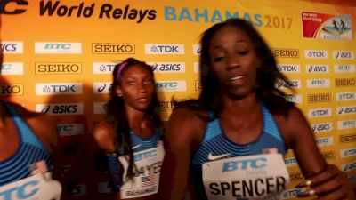 Team USA women run fastest 4x4 in prelims