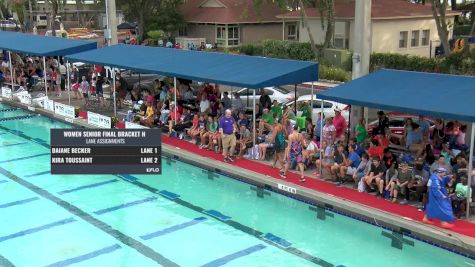 JAX 50 - Senior Women Round 2, Daiane Becker vs. Kira Toussaint