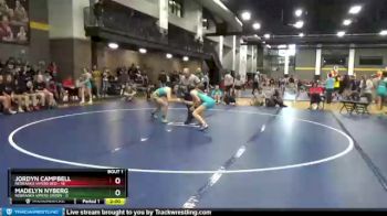118 lbs Round 1 (3 Team) - Jordyn Campbell, Nebraska Vipers Red vs Madelyn Nyberg, Nebraska Vipers Green