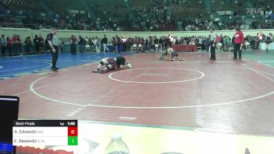 161 lbs Semifinal - Alivia Edwards, Wagoner vs Emma Resendiz, El Reno