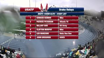 Pro Men's 1500m, Final - Clayton Murphy battles Johnny Gregorek