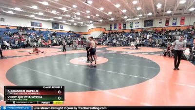 174 lbs Champ. Round 2 - Vinny Querciagrossa, Augustana College vs Alexander Rapelje, Concordia College (Moorhead)