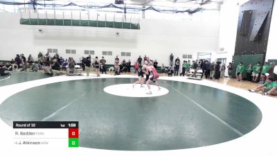 132 lbs Round Of 32 - Rowan Bodden, Foran vs Jeff Atkinson, Notre Dame-West Haven