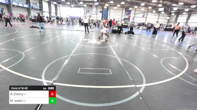 100 lbs Consi Of 16 #2 - Ayden Clancy, NJ vs Matteo Walsh, NY