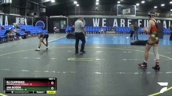 145 lbs Round 7 (8 Team) - RJ Cummings, Michigan Black Pitbulls vs Ian Boden, Michigan Monkeys