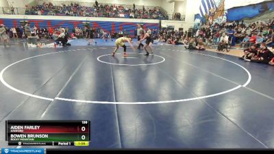 138 lbs Cons. Round 2 - Aiden Farley, Hanford vs Bowen Brunson, Rocky Mountain