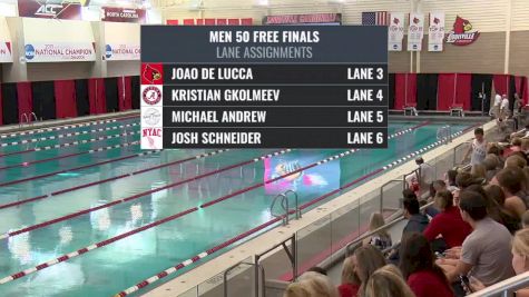 Three NCAA Champs + Michael Andrew = SPEED