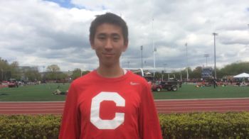 Cornell's Michael Wang surprise runner up in steeple
