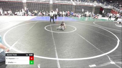 43 lbs Quarterfinal - Bodhi Hopson, Sturgis Youth WC vs Titan Shells, Riverton USAW