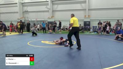 65-M lbs Quarterfinal - Jojo Medal, OH vs Bryson Olszewski, NY