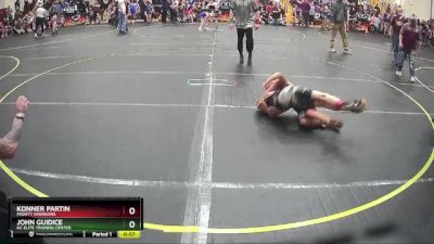 90 lbs Quarterfinal - Konner Partin, Mighty Warriors vs John Guidice, KC Elite Trainng Center