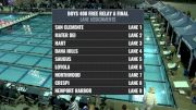 CIF-SS Div. 1 Boys 400 Free Relay A-Final