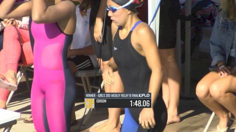 CIF-SS Div. 1 Girls 200 Medley Relay A-Final