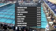 CIF-SS Div. 1 Girls 50 Free A-Final