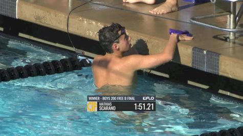 CIF-SS Div. 4 Boys 200 Freestyle A-Final