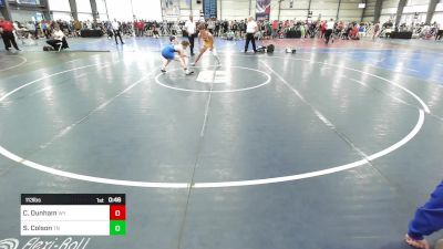 113 lbs Consi Of 32 #2 - Cody Dunham, WY vs Sebron Colson, TN