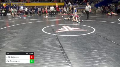 95 lbs Round Of 32 - Manny Reitz, Redbank Valley vs Westen Bromley, Slippery Rock