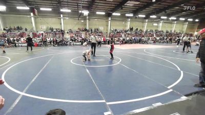 80 lbs Rr Rnd 2 - Arianna Lott, Rez WC vs Aspen Lynn, Saguache Wolfpack