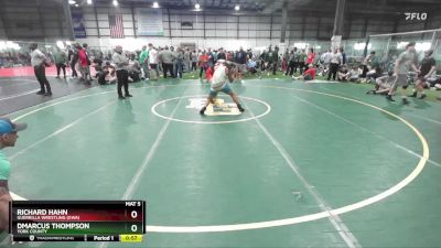 165 lbs Cons. Semi - Richard Hahn, Guerrilla Wrestling (GWA) vs Dmarcus Thompson, York County