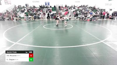 106 lbs Quarterfinal - Marcus Mizzone, Amity vs Logan Gagne, Maloney