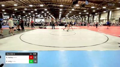 120 lbs Rr Rnd 2 - Reese Kelley, Patriot USA Wrestling Club vs Connor Urig, Triumph Blue