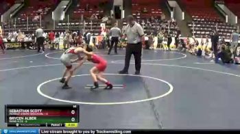 56 lbs Round 3 (4 Team) - Sebastian Scott, Midwest Xtreme Wrestling vs Brycen Alber, Rhino Elite