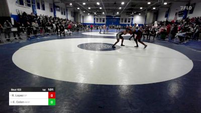 220 lbs Round Of 16 - Reynaldo Lopez, Saugus/Peabody vs Emil Colon, Bedford/AB