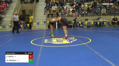 184 lbs Semifinal - Colton Wolfe, Nebraska vs Owen Webster, Minnesota Unattached