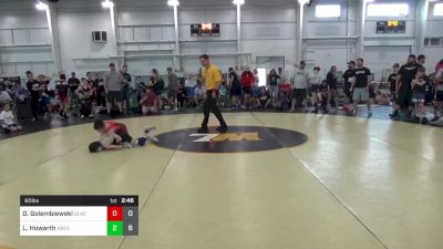 60 lbs Pools - Dominic Golembiewski, Black Iron Society vs Liam Howarth, Ares W.C. (MI)