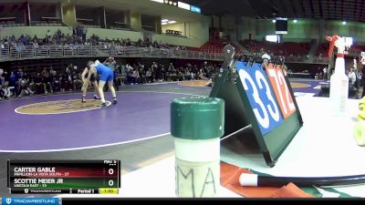 132 lbs Round 1 (6 Team) - Scottie Meier Jr, Lincoln East vs Carter Gable, Papillion-La Vista South