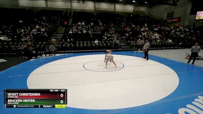 123 lbs Semifinal - Bracken Hester, Box Elder vs Wyatt Christensen, Syracuse