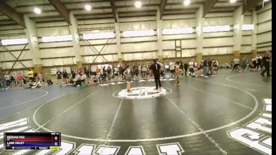 86 lbs Cons. Round 3 - Keenan Paz, NV vs Lane Daley, AZ