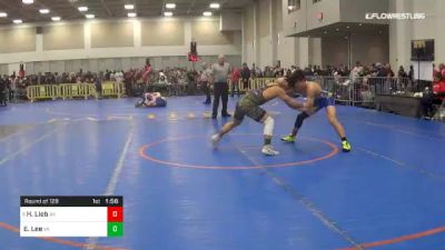 160 lbs Round Of 128 - Hayden Lieb, AK vs Elliott Lee, VA