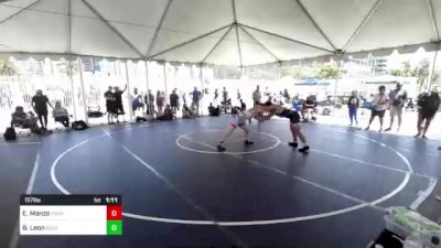 157 lbs Final - Evan Manzo, Engage vs Brian Leon, Eastvale Elite WC