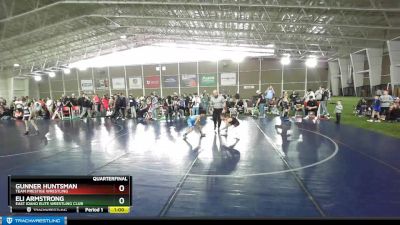 71 lbs Quarterfinal - Eli Armstrong, East Idaho Elite Wrestling Club vs Gunner Huntsman, Team Prestige Wrestling