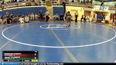 140 lbs Round 1 (4 Team) - Donovan Murphy, Brownsburg vs Grant Plunkett, Noblesville