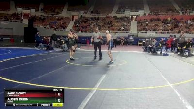 D4-132 lbs Cons. Round 2 - Austin Rubin, Miami vs Jake Dickey, Camp Verde