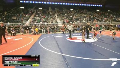 56 lbs Champ. Round 2 - Winston Butcher, Windy City Wrestlers vs Teddy Rouch, Natrona Colts Wrestling