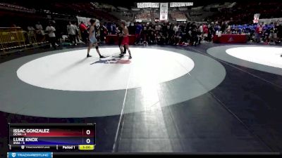 132 lbs Round 4 (16 Team) - Issac Gonzalez, OCWA vs Luke Knox, IEWA