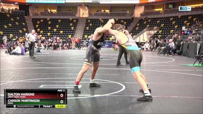 165 lbs Quarterfinal - Carson Martinson, Iowa vs Dalton Harkins, Army West Point