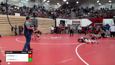 151-165 lbs Round 2 - Josilin Stinson, Beech Grove vs Julia Champ, New Palestine