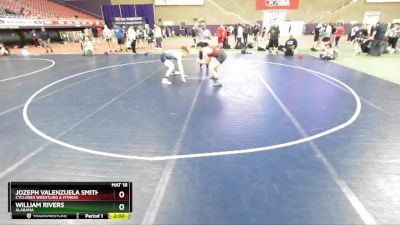 156-156 C Round 3 - Jozeph Valenzuela Smith, Cyclones Wrestling & Fitness vs William Rivers, Alabama