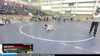 71 lbs Quarters & Wb (16 Team) - Liam Chavez, Stout vs Eastyn Pugsley, Idaho 2
